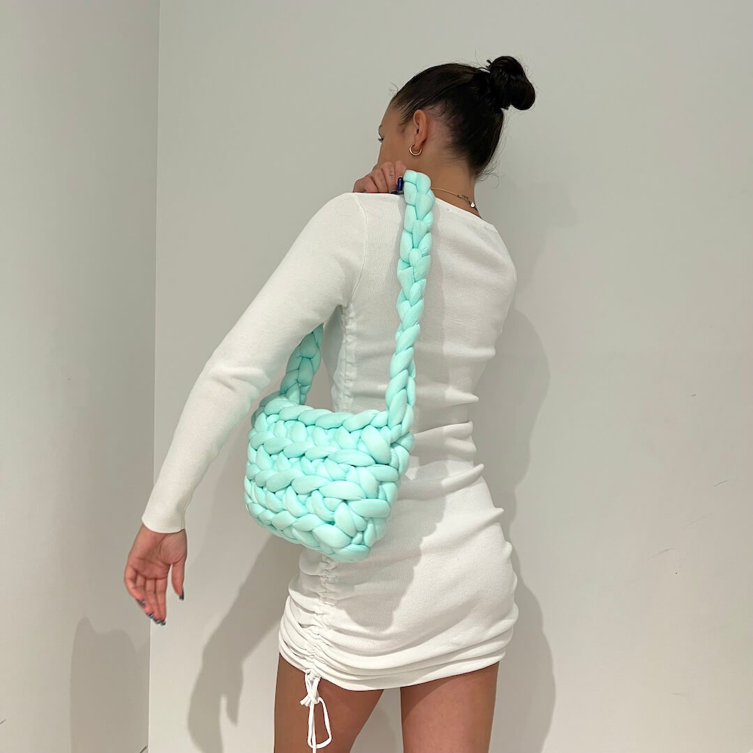 Chunky Knit Tote Bag