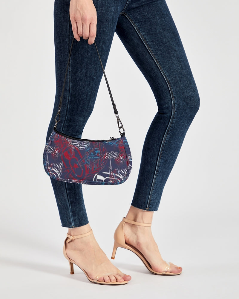 Print On Demand - Petite Canvas Purse - "It's 5 o'clock Somewhere" (Red, White, & Blues)