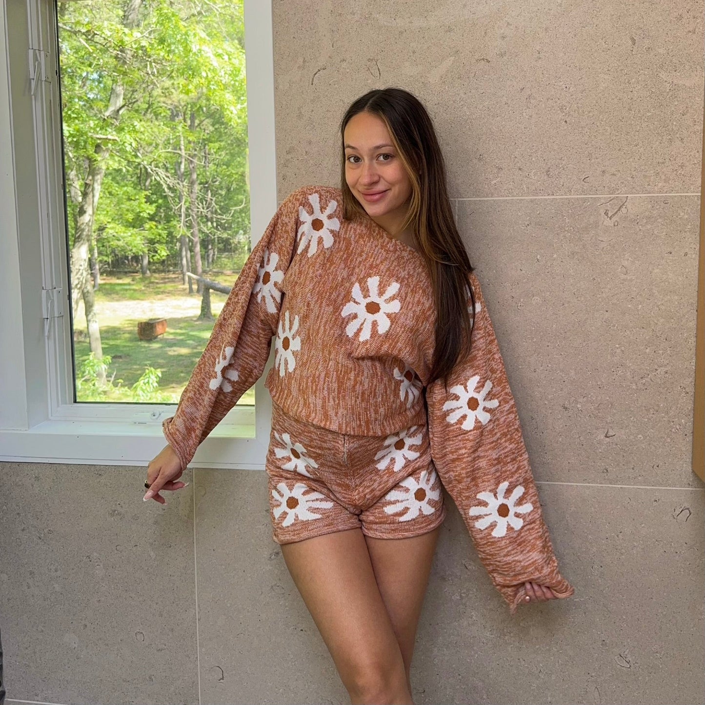Bloom Knit Matching Set