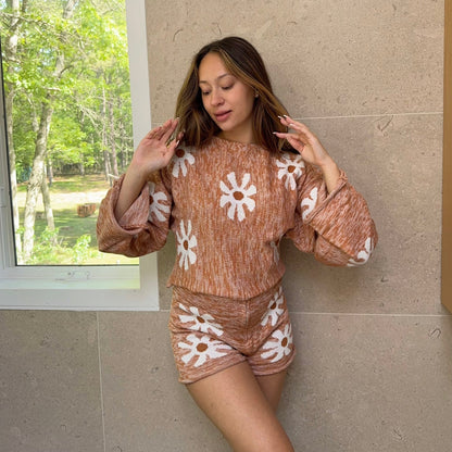 Bloom Knit Matching Set
