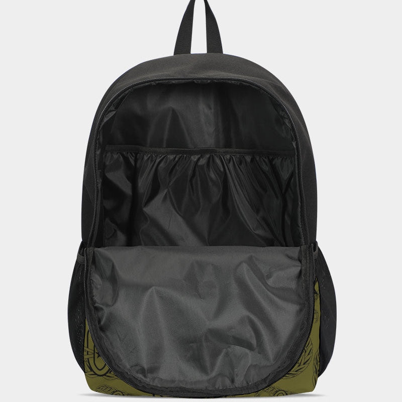 Print On demand - Duo-Zip Backpack - "EOD Badges x 3" (OD Green)