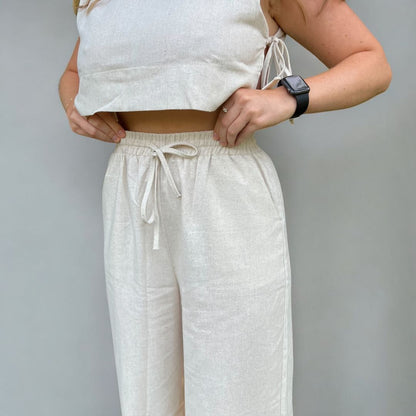 Millie 2 Pcs Women's Linen Matching Set