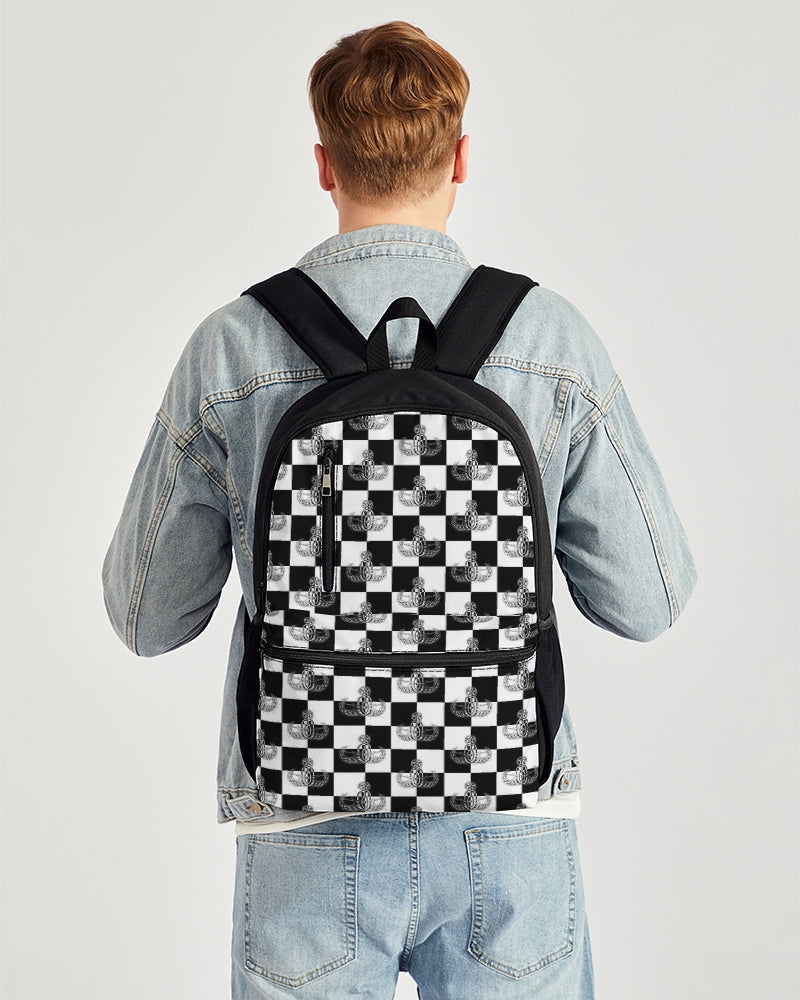 Print On Demand - Duo-Zip Backpack - "EOD Checkered Flag"