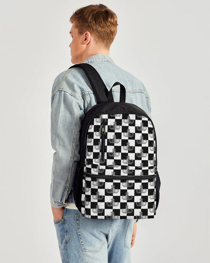 Print On Demand - Duo-Zip Backpack - "EOD Checkered Flag"