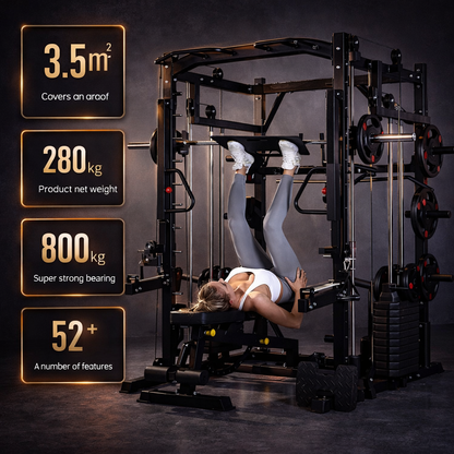 Jolissea® All-In-One Smith Machine Home Gym