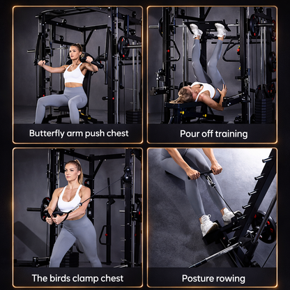 Jolissea® All-In-One Smith Machine Home Gym