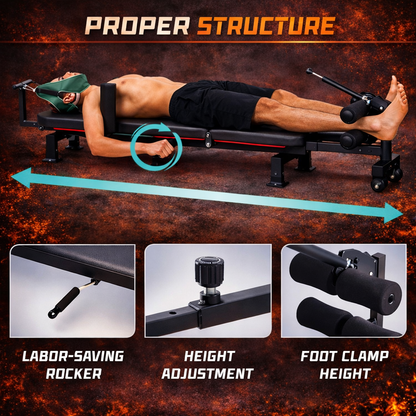 Jolissea® Lumbar Stretch & Decompression Bench