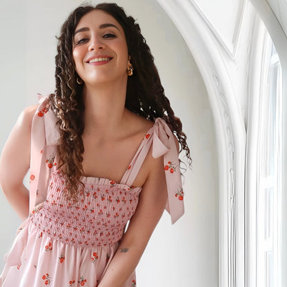 Faye Soft Rose Maxi Dress