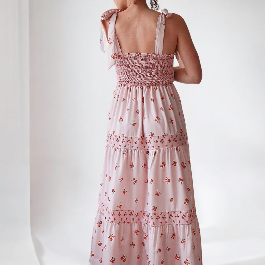 Faye Soft Rose Maxi Dress