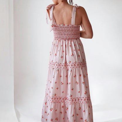 Faye Soft Rose Maxi Dress