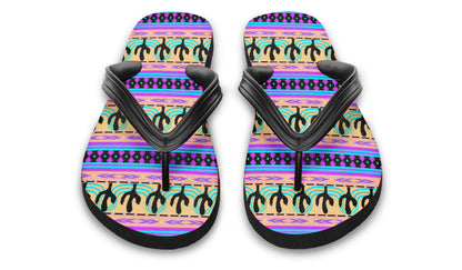 Print On Demand - Flip Flops - "Desert Oasis"