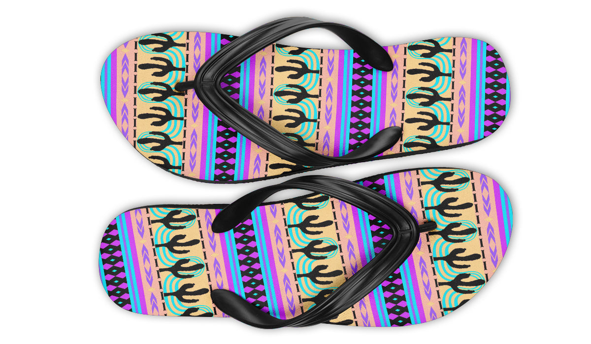 Print On Demand - Flip Flops - "Desert Oasis"
