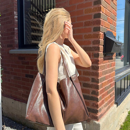 Large Leather Tote Bag