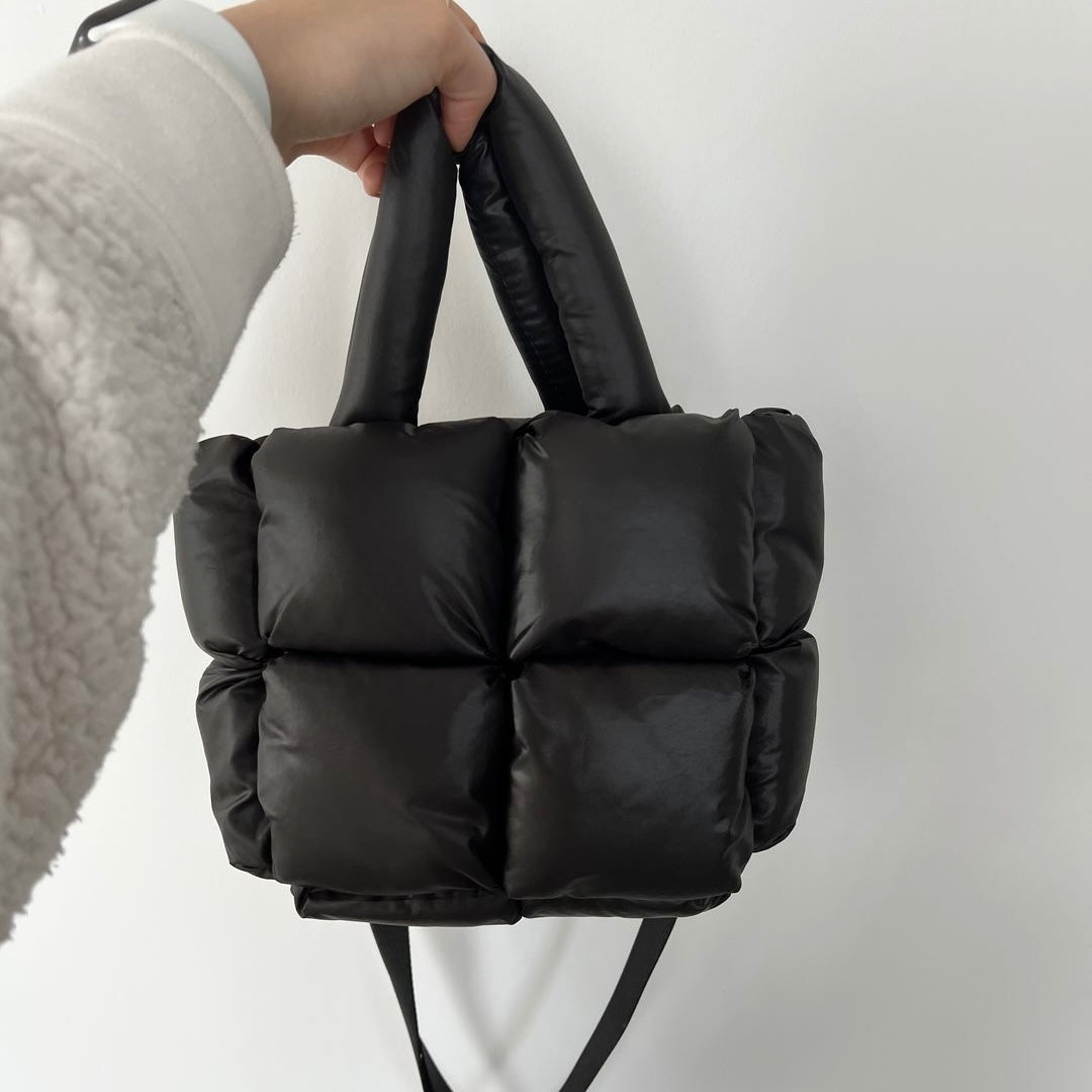 Elia Quilted Mini Puffer Tote Bag