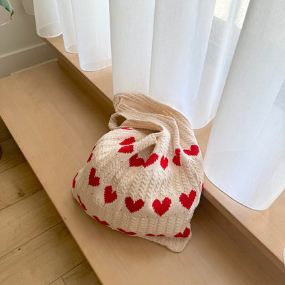 Lover's Crochet Tote Bag