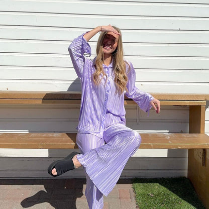 Lola Summer Plisse Matching Set