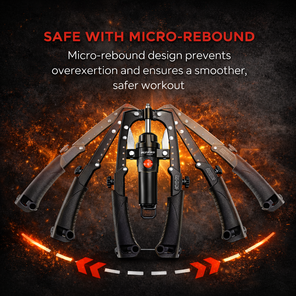 Jolissea muscle trainer with advanced micro-rebound system for a safer, more comfortable home fitness experience.