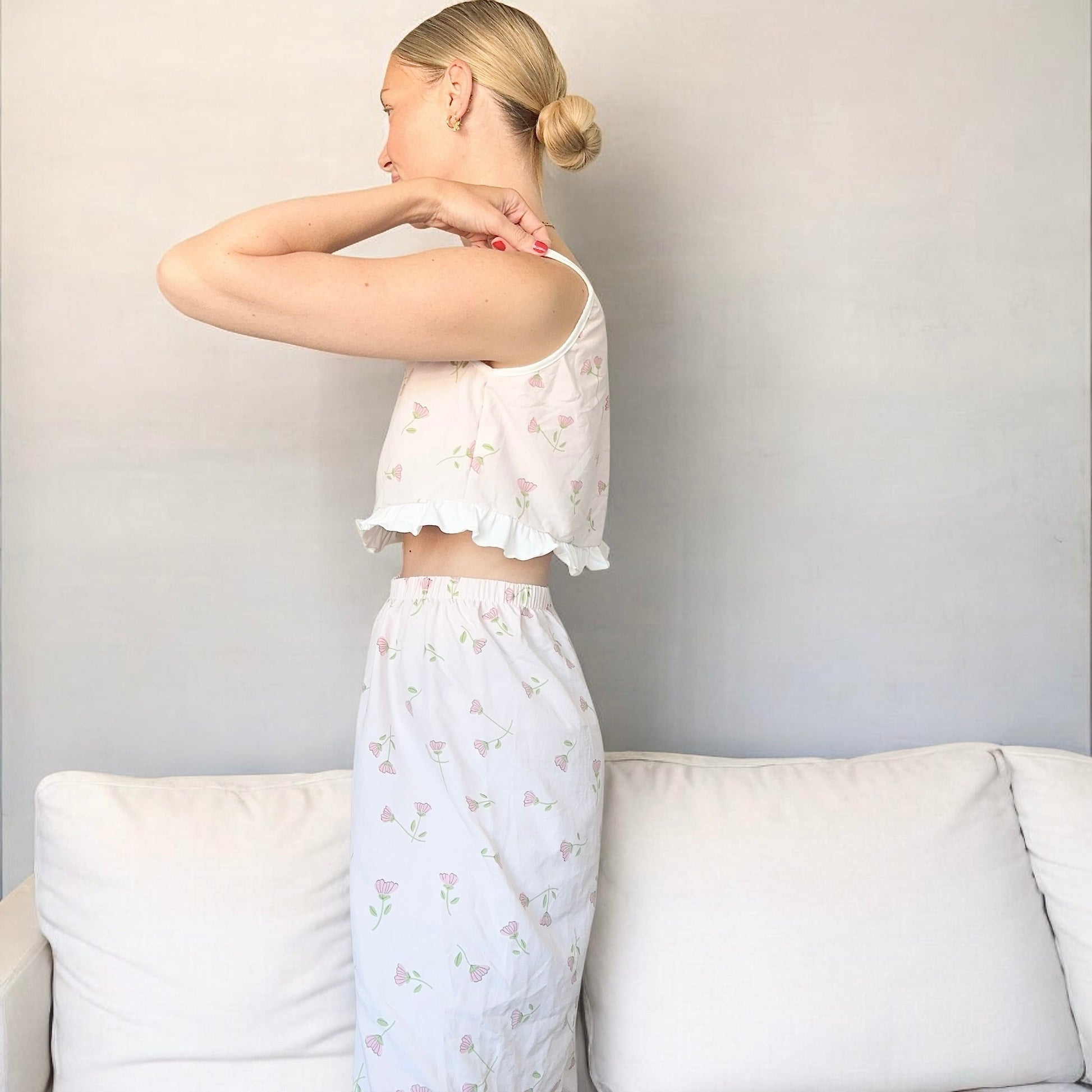 Ruffle Cami Pajama Set