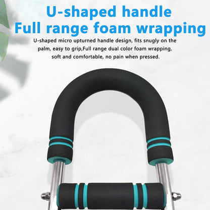 Aznolt premium home fitness gear with U-shaped foam handle, soft grip design.