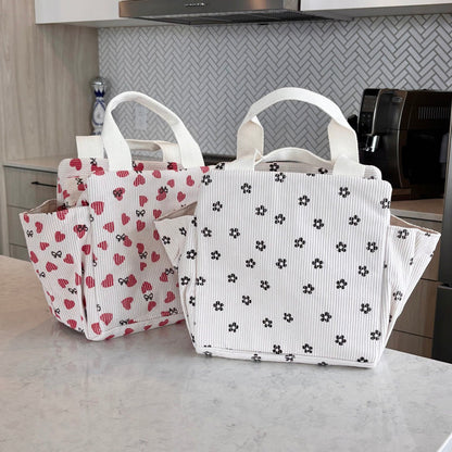 Lovely Corduroy Lunch Bag