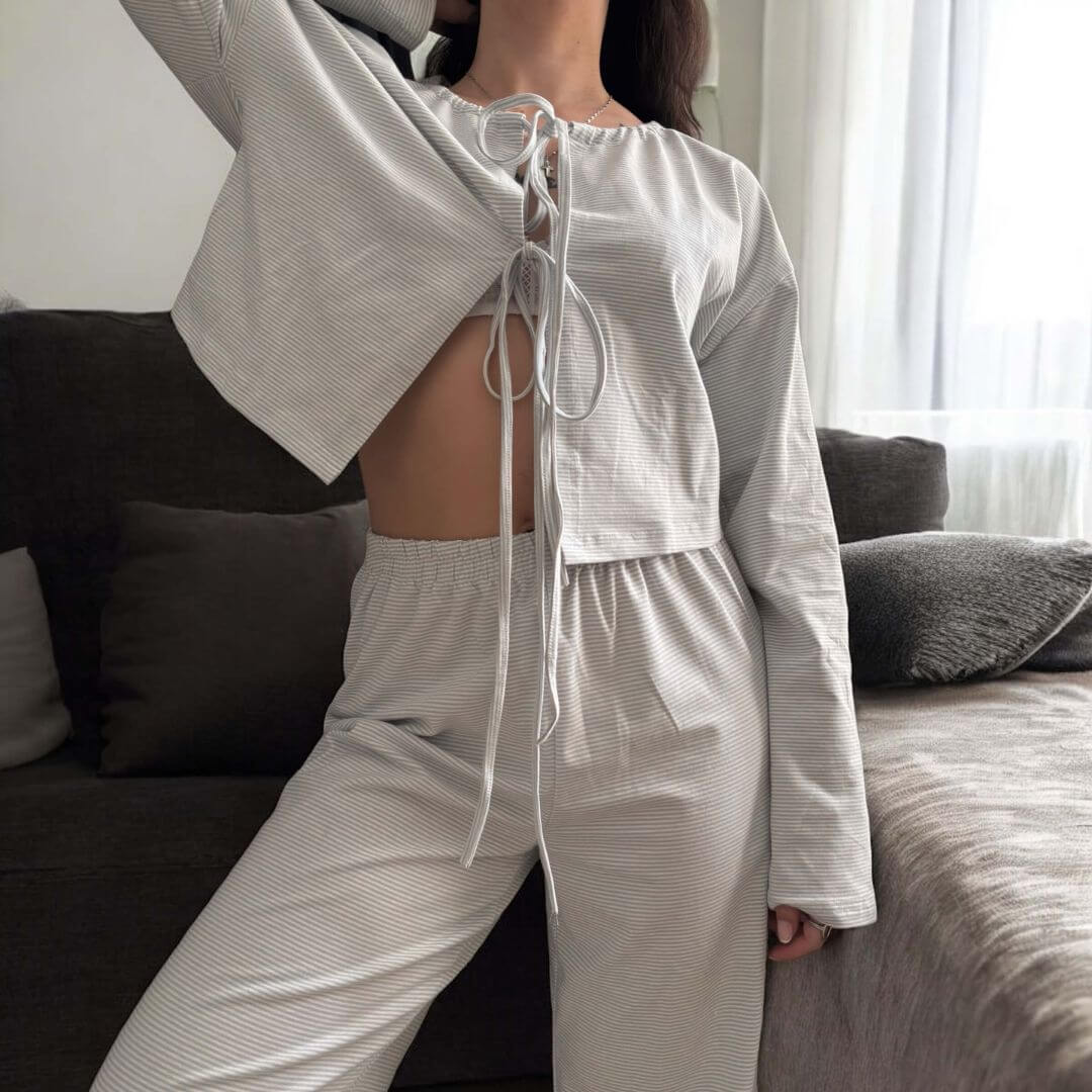 Bree Bow Pajama Set