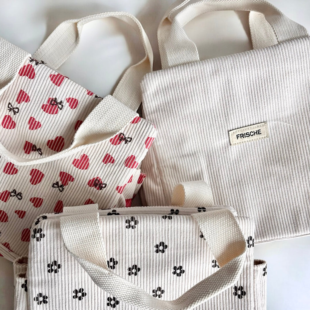 Lovely Corduroy Lunch Bag