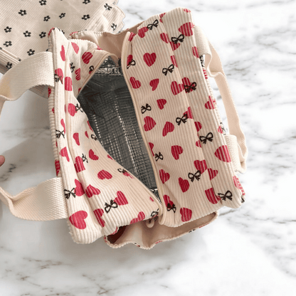 Lovely Corduroy Lunch Bag