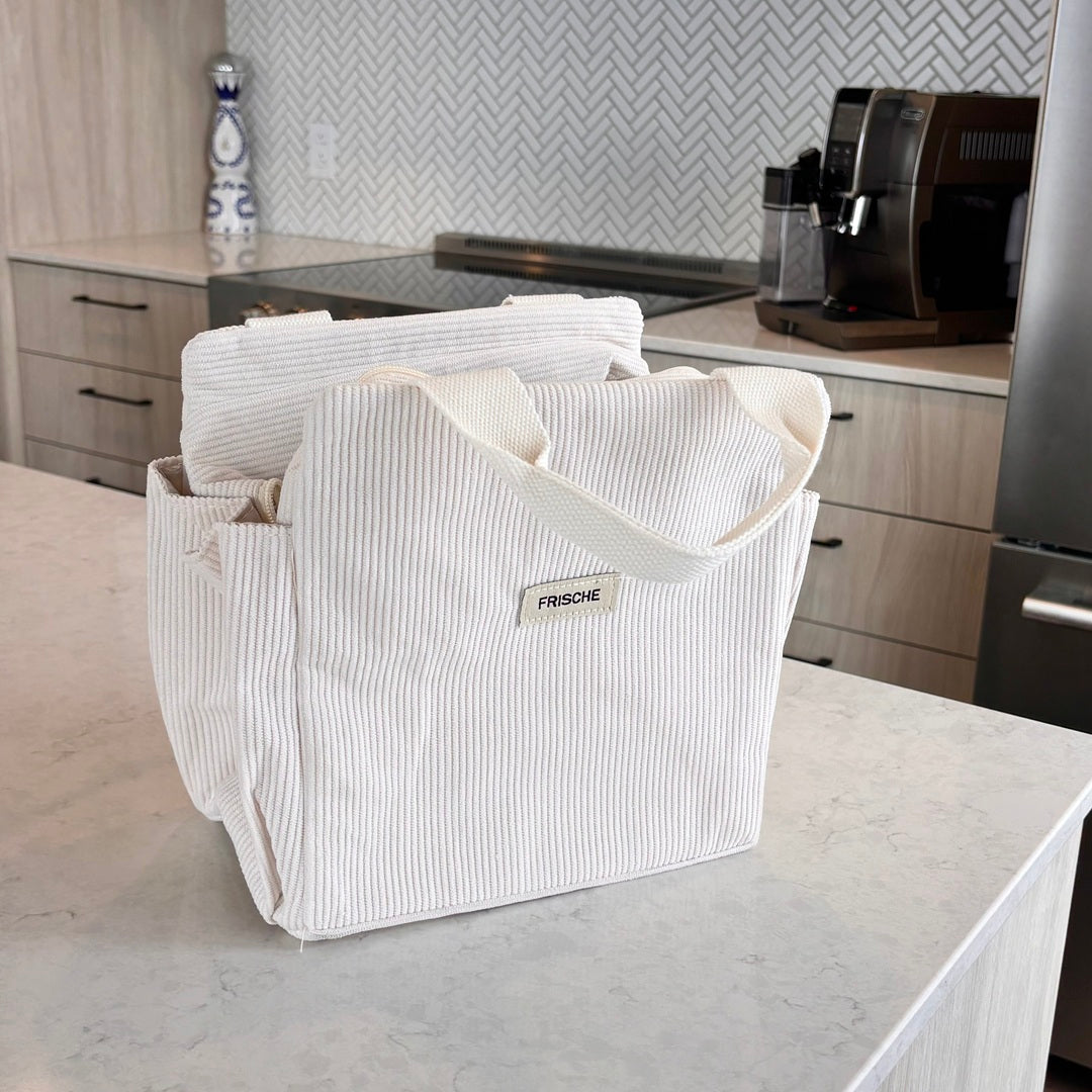 Lovely Corduroy Lunch Bag
