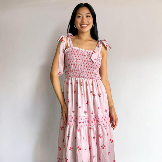 Faye Soft Rose Maxi Dress