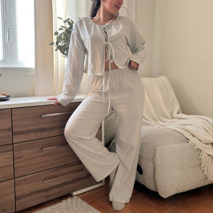 Bree Bow Pajama Set
