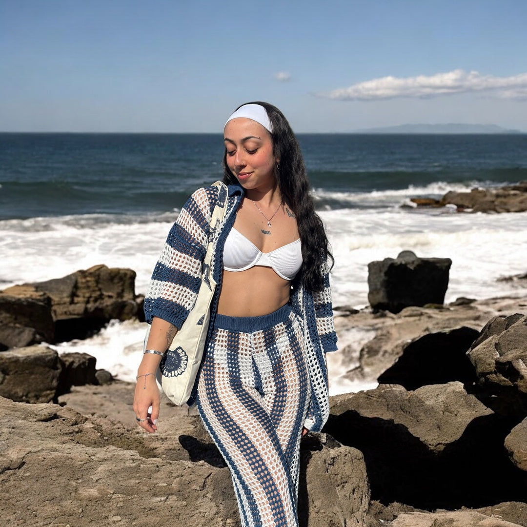 Cali Crochet Swimsuit Cover Up Set