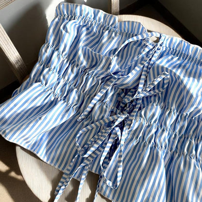 Evie Striped Tube Top & Pants Set
